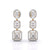 Three-Tier Diamond Earrings