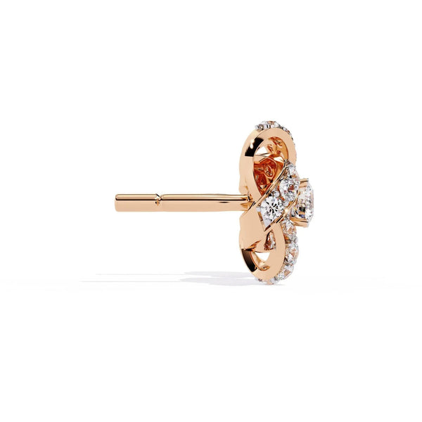 Twirl Shine Diamond Studs