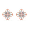Unique Diamond Stud Earrings