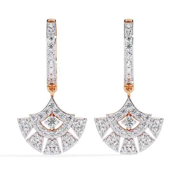Vintage Dangler Diamond Earrings