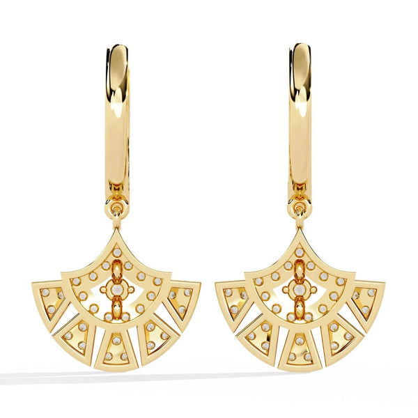 Vintage Dangler Diamond Earrings