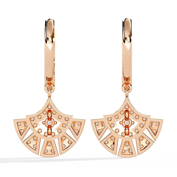 Vintage Dangler Diamond Earrings