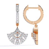 Vintage Dangler Diamond Earrings