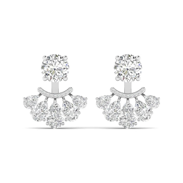 Vivid Drop Diamond Earrings