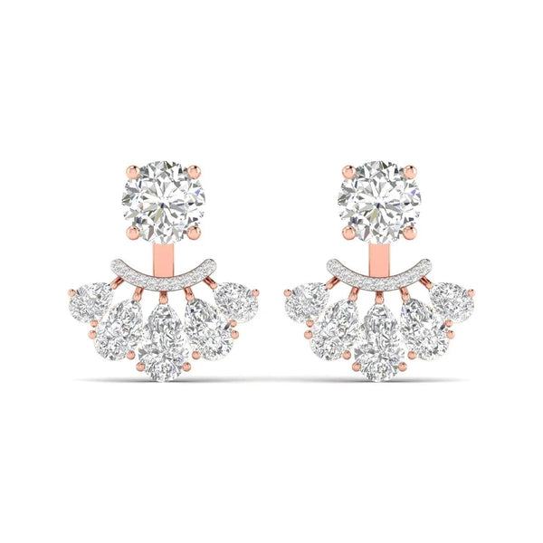 Vivid Drop Diamond Earrings
