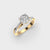 Buy Twisted Curtsy Padma Cut Diamond Ring At Jewelbox